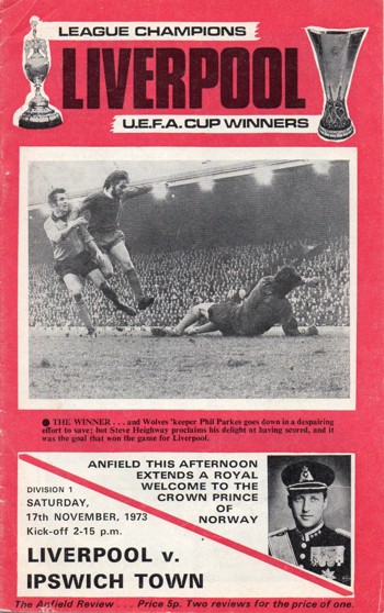 Match programme